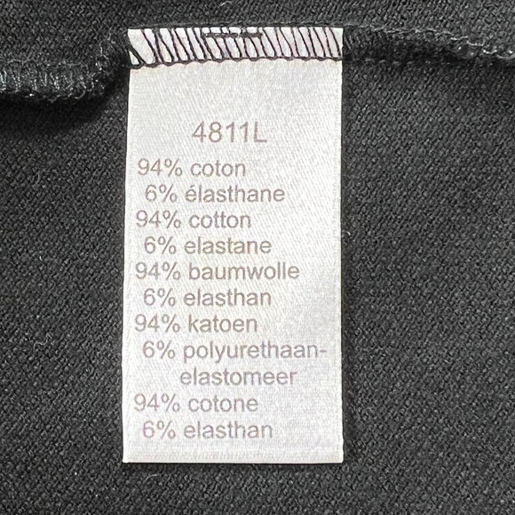 Lacoste Women's Size 6 Black Short Sleeve Polo Dress Stretch Pique VTG NWT - Picture 7 of 10